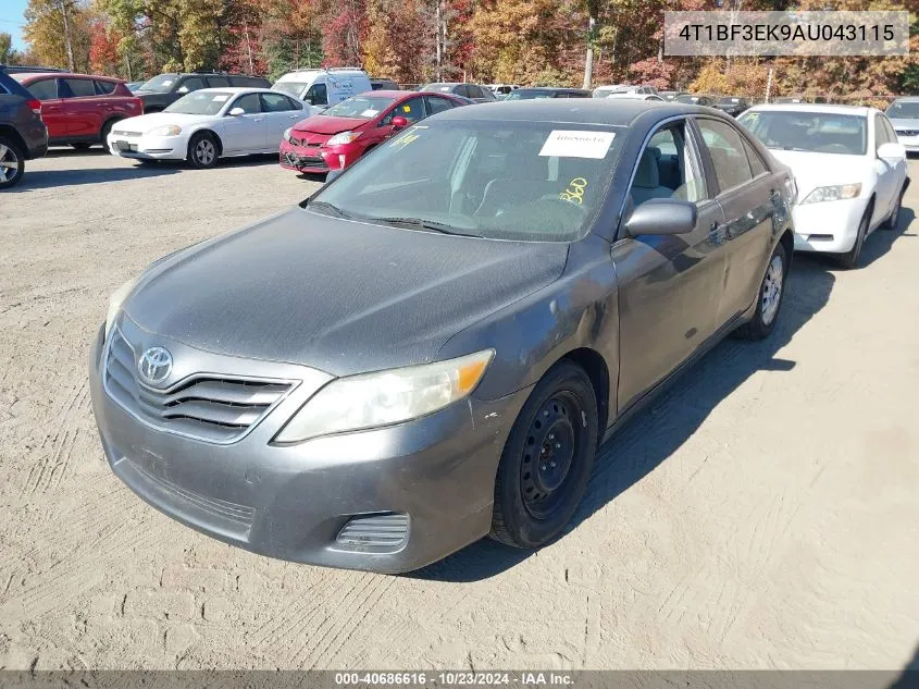 2010 Toyota Camry Le VIN: 4T1BF3EK9AU043115 Lot: 40686616