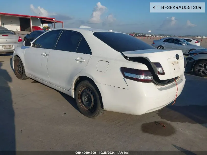 2010 Toyota Camry Se/Le/Xle VIN: 4T1BF3EK9AU551309 Lot: 40694909