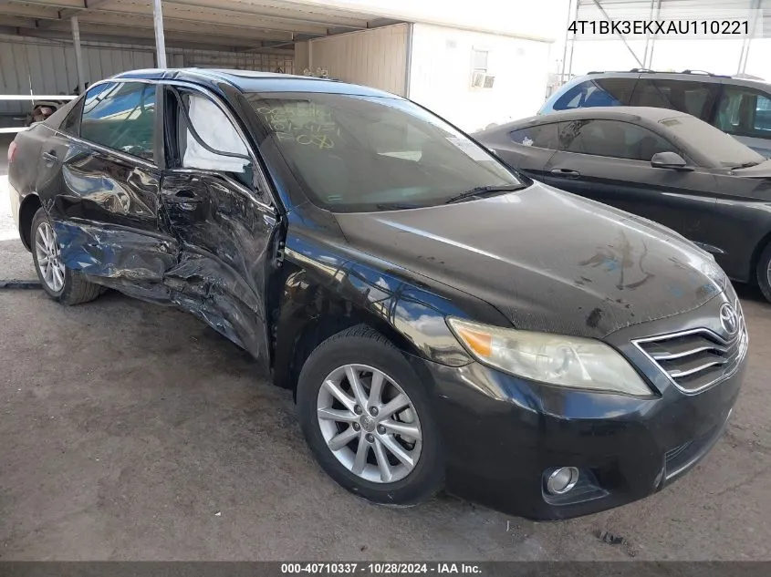 2010 Toyota Camry Xle V6 VIN: 4T1BK3EKXAU110221 Lot: 40710337