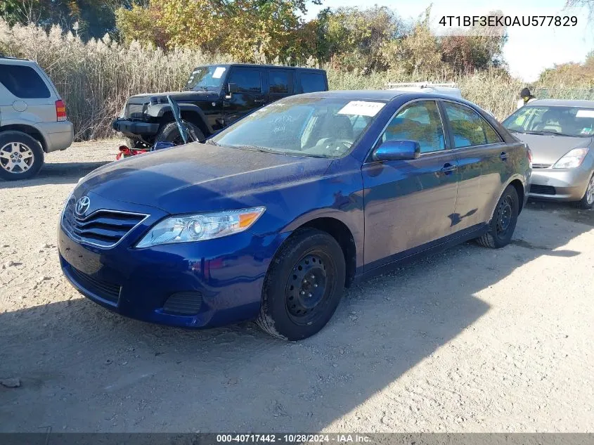 2010 Toyota Camry Le VIN: 4T1BF3EK0AU577829 Lot: 40717442