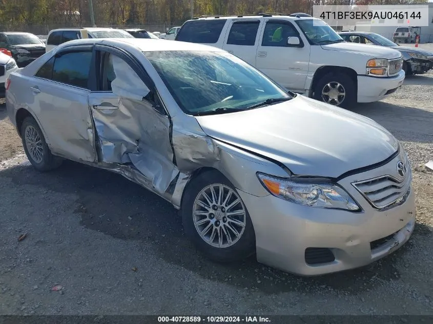 2010 Toyota Camry VIN: 4T1BF3EK9AU046144 Lot: 40728589