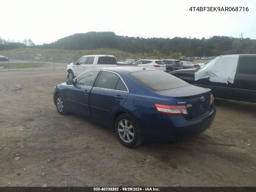 2010 Toyota Camry Le VIN: 4T4BF3EK9AR068716 Lot: 40735202