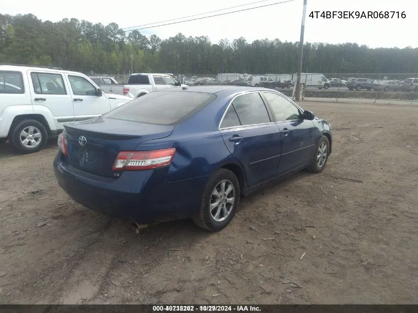 2010 Toyota Camry Le VIN: 4T4BF3EK9AR068716 Lot: 40735202