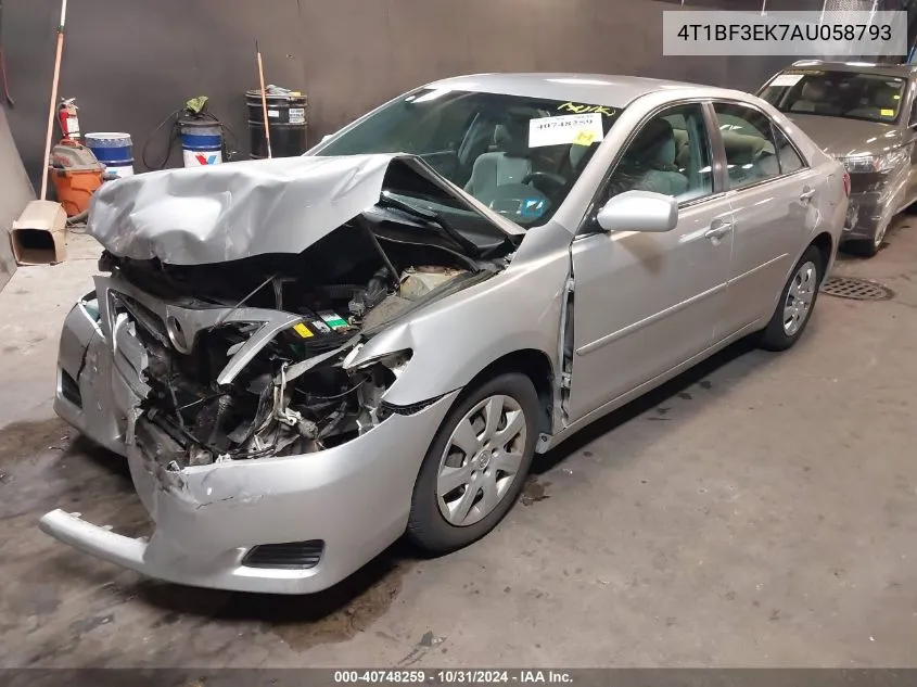 4T1BF3EK7AU058793 2010 Toyota Camry Le