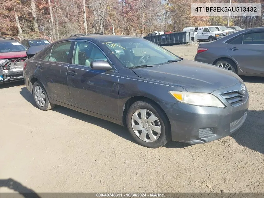 2010 Toyota Camry Le VIN: 4T1BF3EK5AU513432 Lot: 40748311