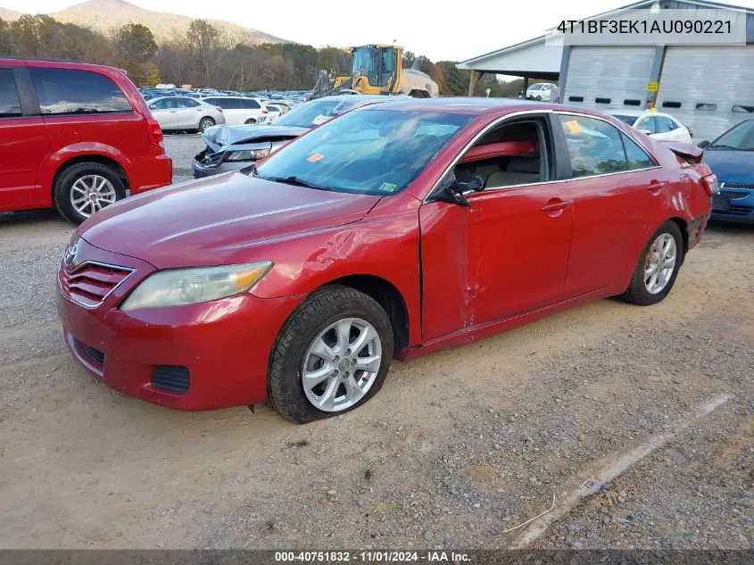 4T1BF3EK1AU090221 2010 Toyota Camry Le