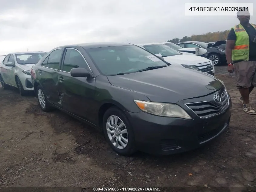 2010 Toyota Camry Le VIN: 4T4BF3EK1AR039534 Lot: 40761605