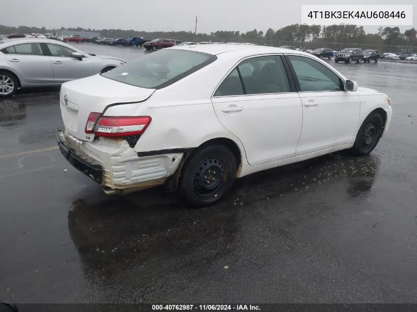 2010 Toyota Camry Le V6 VIN: 4T1BK3EK4AU608446 Lot: 40762987