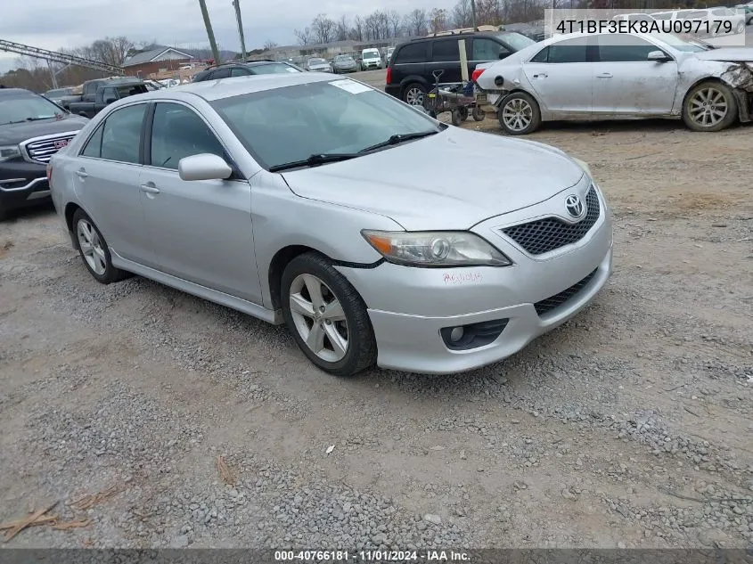 2010 Toyota Camry Se VIN: 4T1BF3EK8AU097179 Lot: 40766181