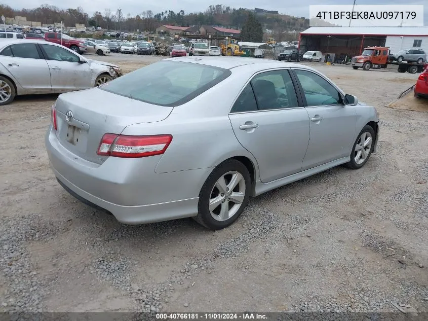 2010 Toyota Camry Se VIN: 4T1BF3EK8AU097179 Lot: 40766181