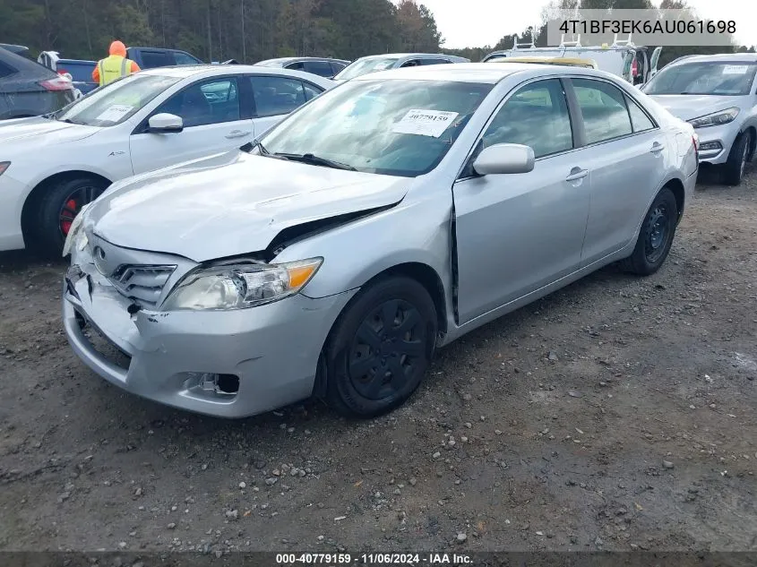 2010 Toyota Camry Le VIN: 4T1BF3EK6AU061698 Lot: 40779159