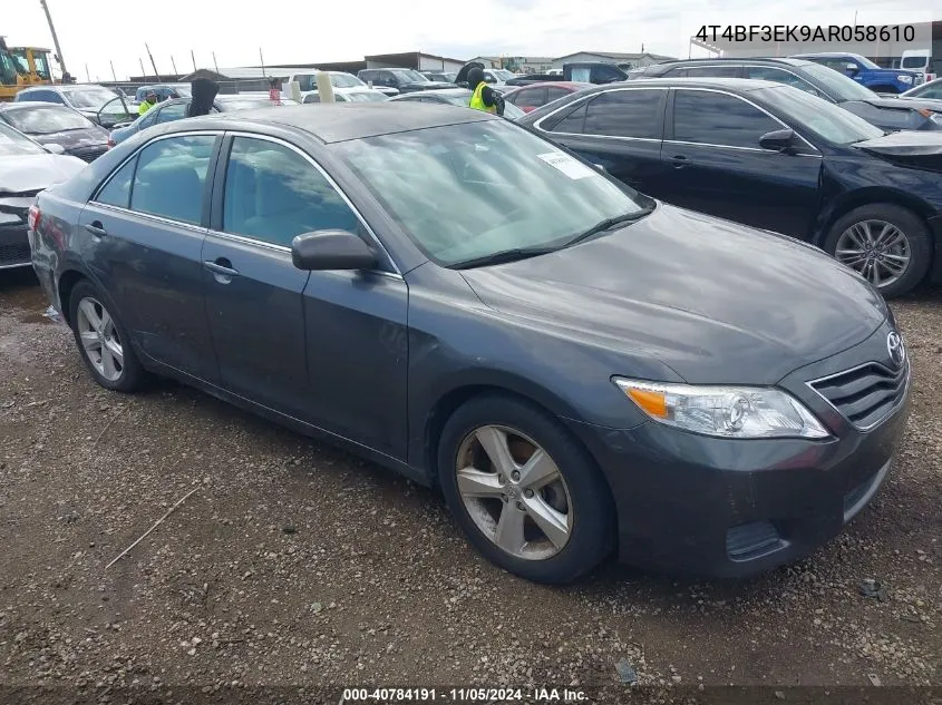 2010 Toyota Camry Le VIN: 4T4BF3EK9AR058610 Lot: 40784191