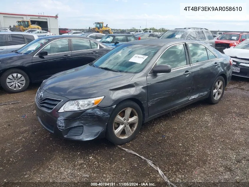 2010 Toyota Camry Le VIN: 4T4BF3EK9AR058610 Lot: 40784191