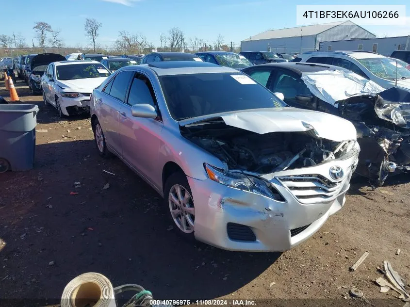 2010 Toyota Camry Le VIN: 4T1BF3EK6AU106266 Lot: 40796975