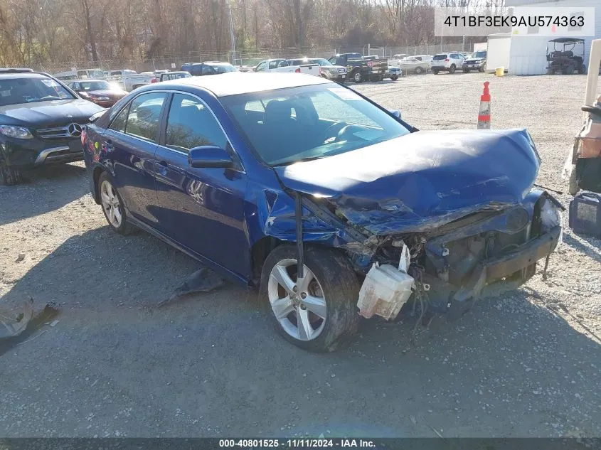 2010 Toyota Camry Se VIN: 4T1BF3EK9AU574363 Lot: 40801525