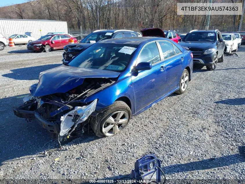 2010 Toyota Camry Se VIN: 4T1BF3EK9AU574363 Lot: 40801525