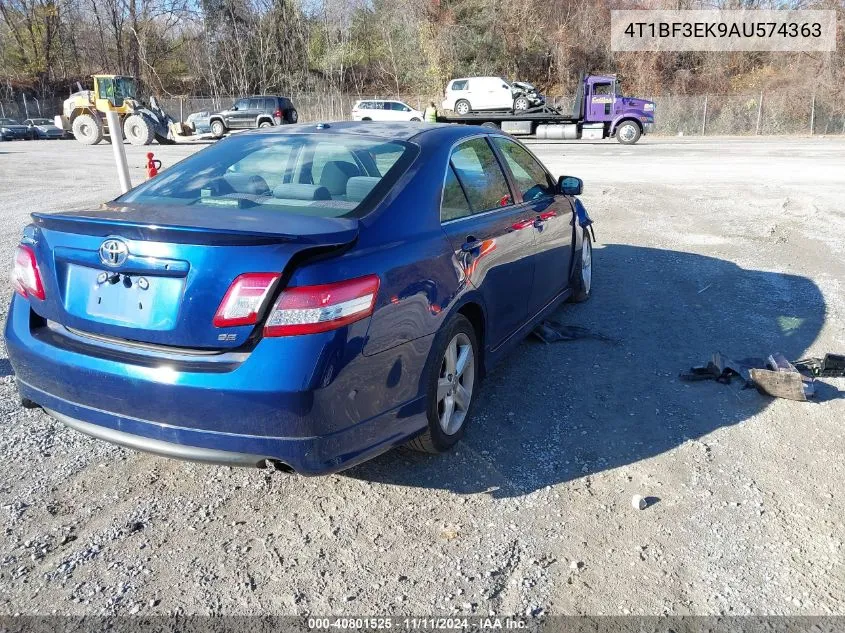 2010 Toyota Camry Se VIN: 4T1BF3EK9AU574363 Lot: 40801525