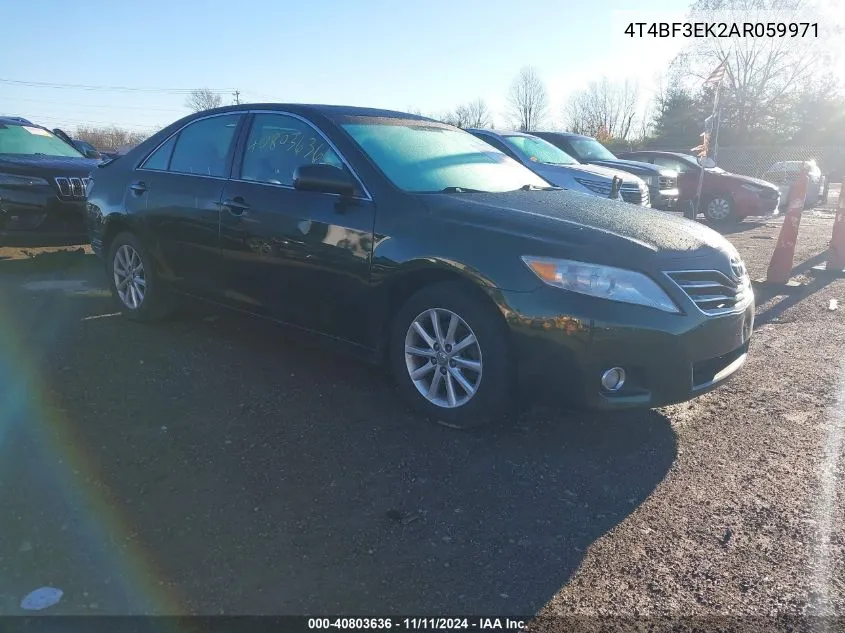 2010 Toyota Camry Xle VIN: 4T4BF3EK2AR059971 Lot: 40803636