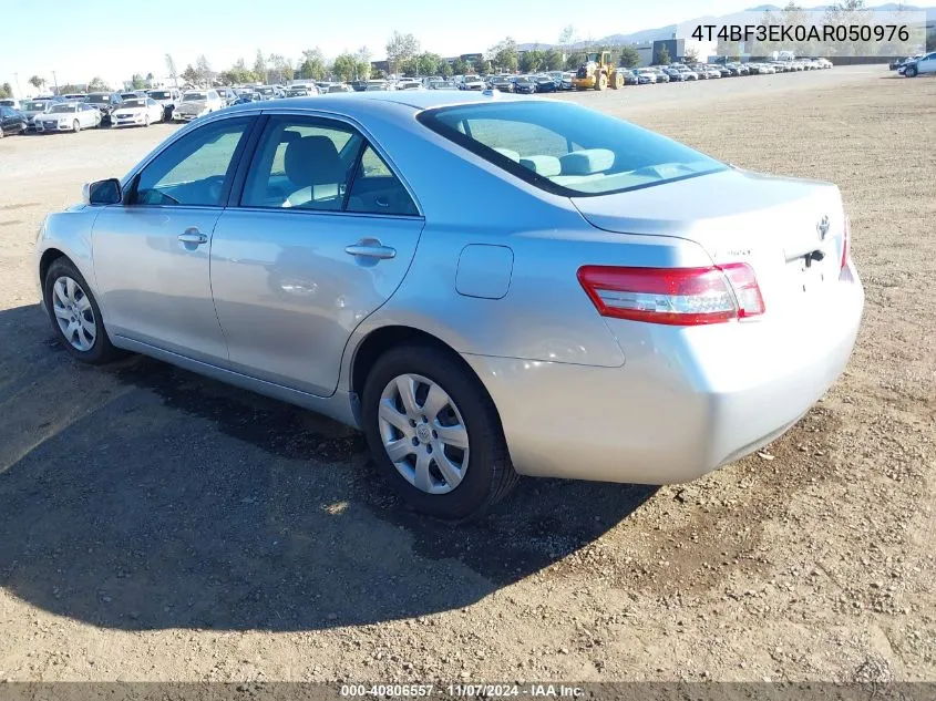 2010 Toyota Camry Le VIN: 4T4BF3EK0AR050976 Lot: 40806557