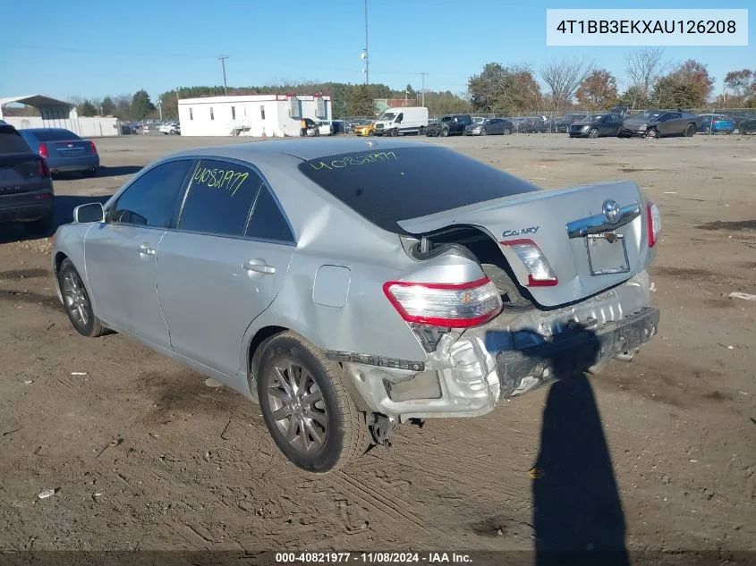 2010 Toyota Camry Hybrid VIN: 4T1BB3EKXAU126208 Lot: 40821977