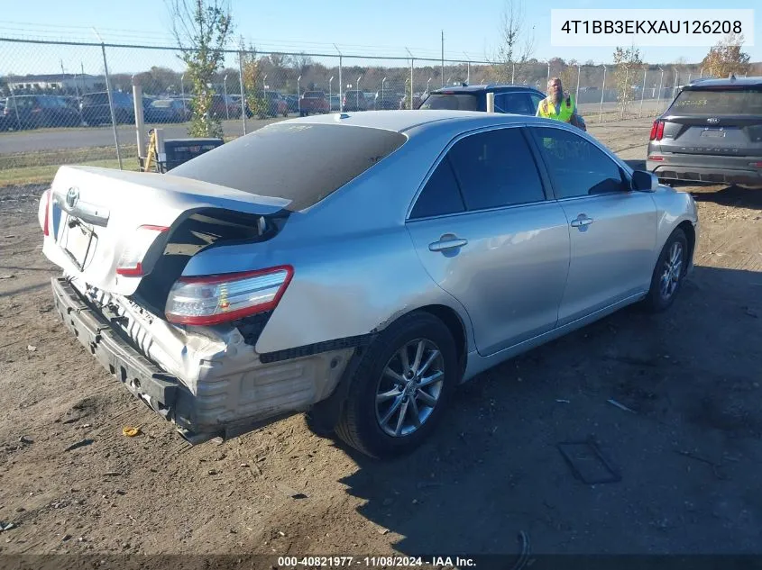 2010 Toyota Camry Hybrid VIN: 4T1BB3EKXAU126208 Lot: 40821977