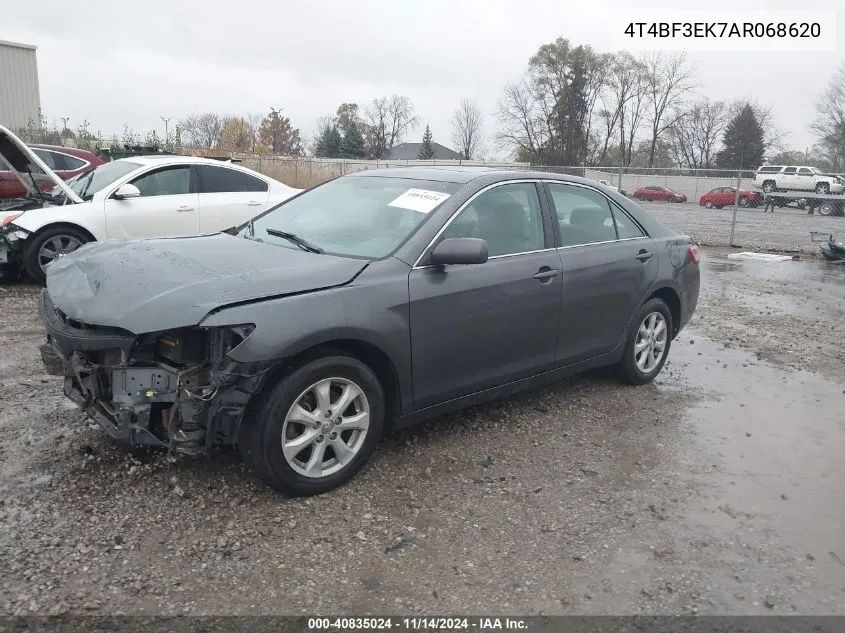 2010 Toyota Camry Le VIN: 4T4BF3EK7AR068620 Lot: 40835024