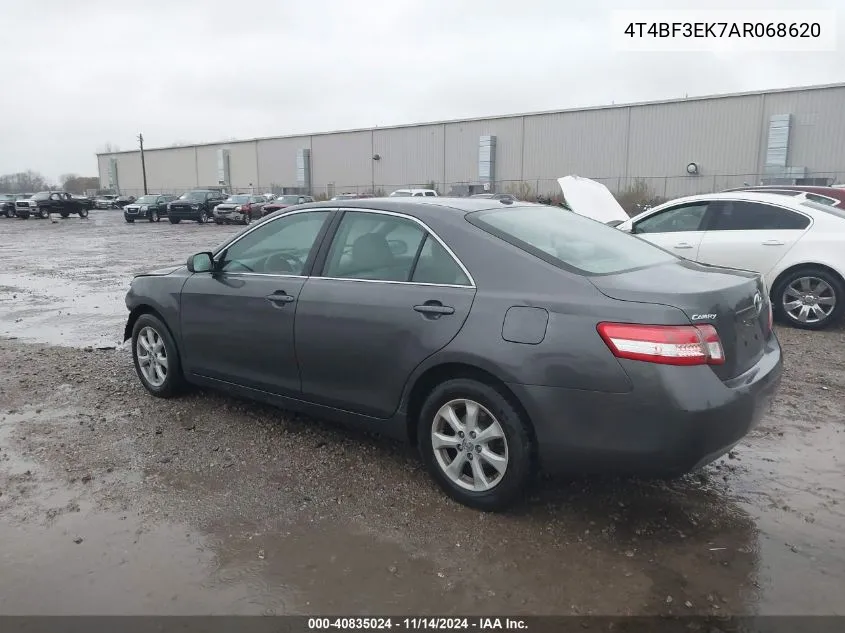 2010 Toyota Camry Le VIN: 4T4BF3EK7AR068620 Lot: 40835024