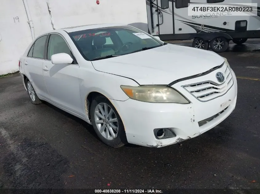 2010 Toyota Camry Xle VIN: 4T4BF3EK2AR080223 Lot: 40838208