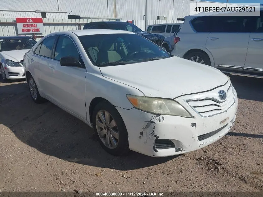 2010 Toyota Camry Le VIN: 4T1BF3EK7AU529521 Lot: 40838699