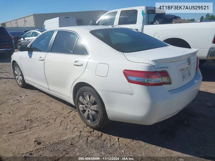 2010 Toyota Camry Le VIN: 4T1BF3EK7AU529521 Lot: 40838699