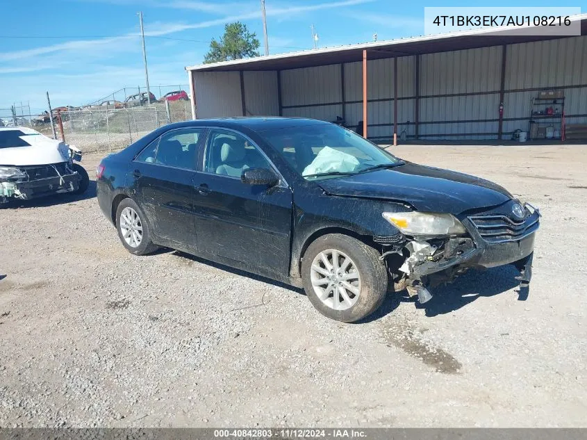 2010 Toyota Camry Xle V6 VIN: 4T1BK3EK7AU108216 Lot: 40842803