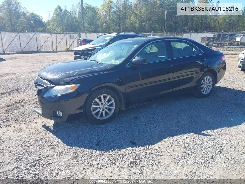 2010 Toyota Camry Xle V6 VIN: 4T1BK3EK7AU108216 Lot: 40842803