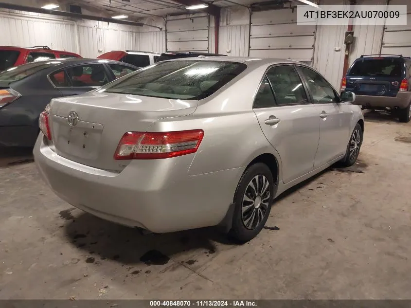 2010 Toyota Camry Le VIN: 4T1BF3EK2AU070009 Lot: 40848070