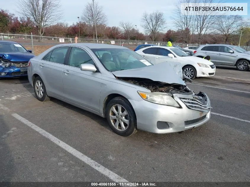 2010 Toyota Camry Le VIN: 4T1BF3EK5AU576644 Lot: 40861555