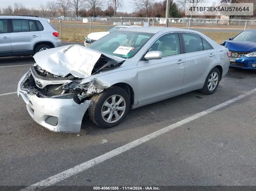 2010 Toyota Camry Le VIN: 4T1BF3EK5AU576644 Lot: 40861555