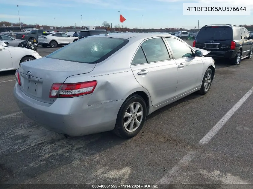 2010 Toyota Camry Le VIN: 4T1BF3EK5AU576644 Lot: 40861555