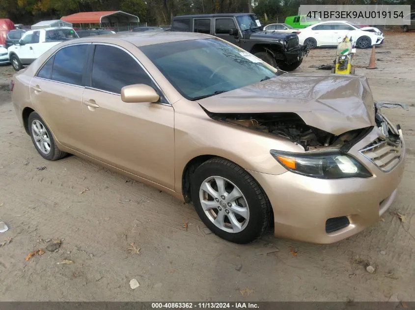 2010 Toyota Camry Le VIN: 4T1BF3EK9AU019154 Lot: 40863362