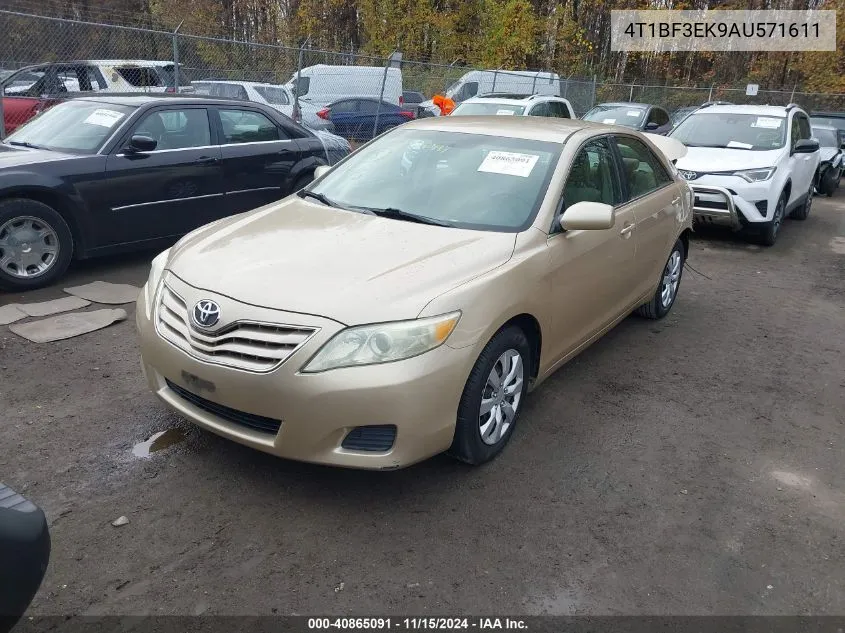 2010 Toyota Camry Le VIN: 4T1BF3EK9AU571611 Lot: 40865091