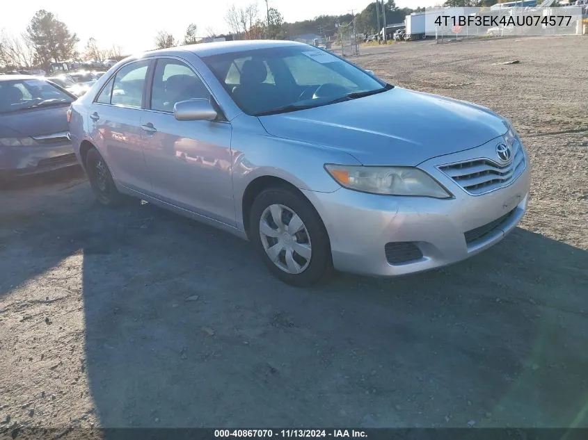 2010 Toyota Camry Le VIN: 4T1BF3EK4AU074577 Lot: 40867070