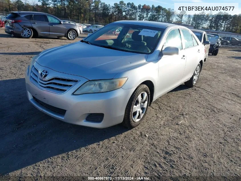 2010 Toyota Camry Le VIN: 4T1BF3EK4AU074577 Lot: 40867070