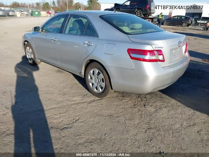 2010 Toyota Camry Le VIN: 4T1BF3EK4AU074577 Lot: 40867070