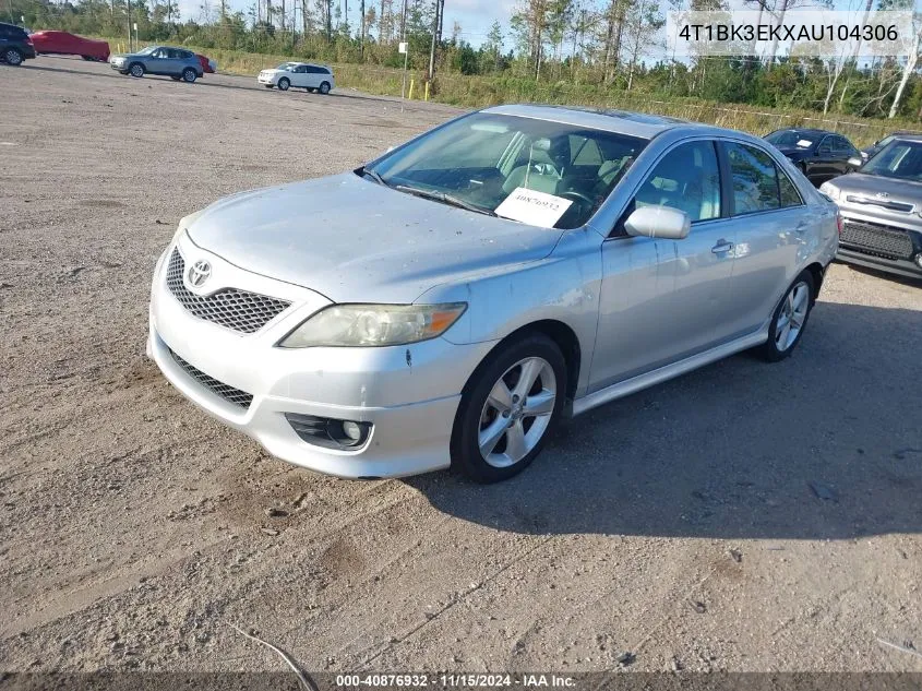 2010 Toyota Camry Se V6 VIN: 4T1BK3EKXAU104306 Lot: 40876932