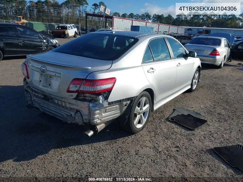 2010 Toyota Camry Se V6 VIN: 4T1BK3EKXAU104306 Lot: 40876932