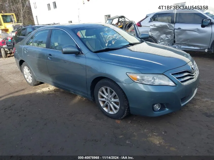 2010 Toyota Camry Xle VIN: 4T1BF3EK3AU545358 Lot: 40878968