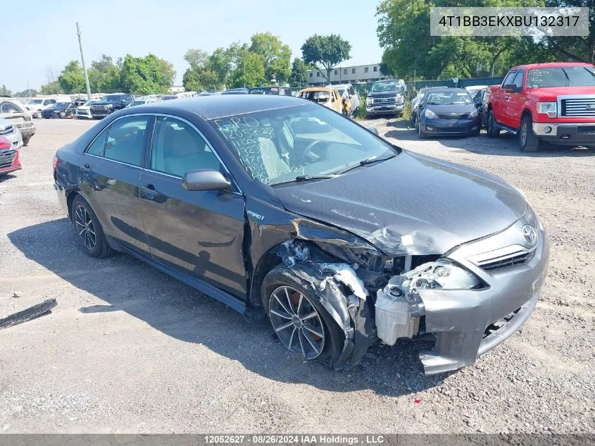 4T1BB3EKXBU132317 2011 Toyota Camry Hybrid