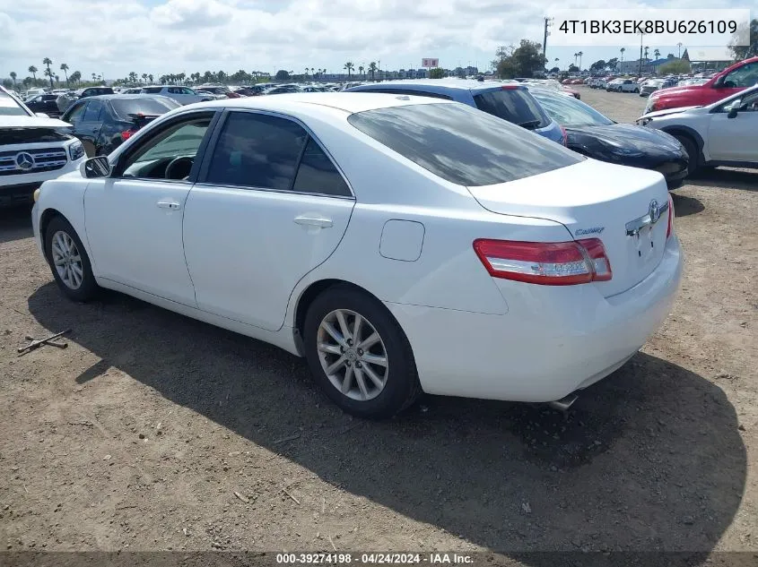 2011 Toyota Camry Xle V6 VIN: 4T1BK3EK8BU626109 Lot: 39274198