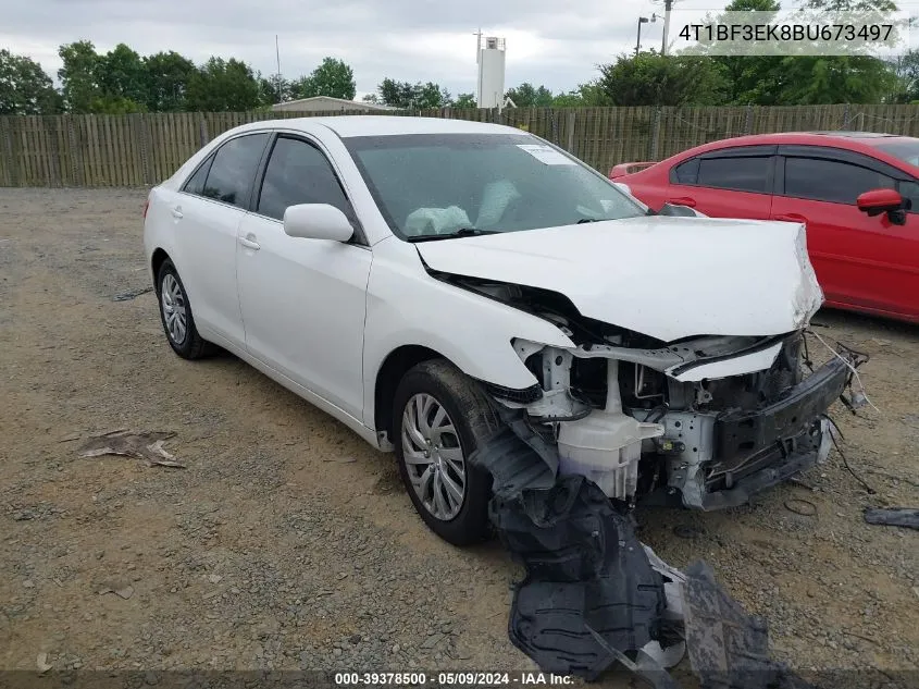 2011 Toyota Camry Le VIN: 4T1BF3EK8BU673497 Lot: 39378500