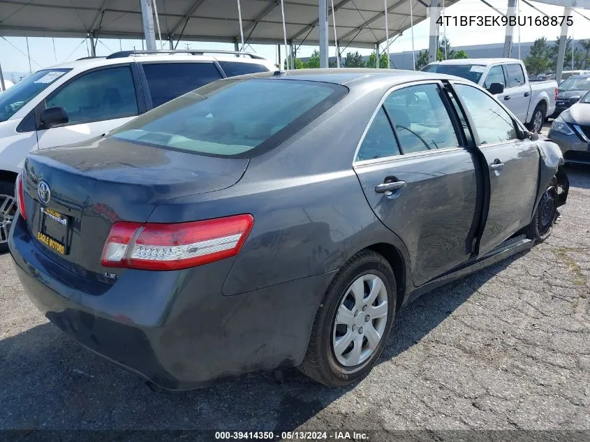 4T1BF3EK9BU168875 2011 Toyota Camry Le