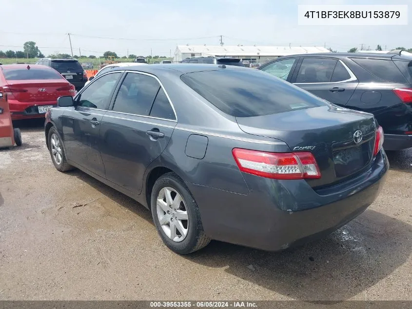 2011 Toyota Camry Le VIN: 4T1BF3EK8BU153879 Lot: 39553355