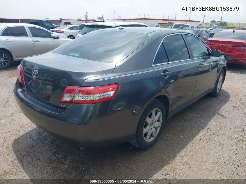 4T1BF3EK8BU153879 2011 Toyota Camry Le